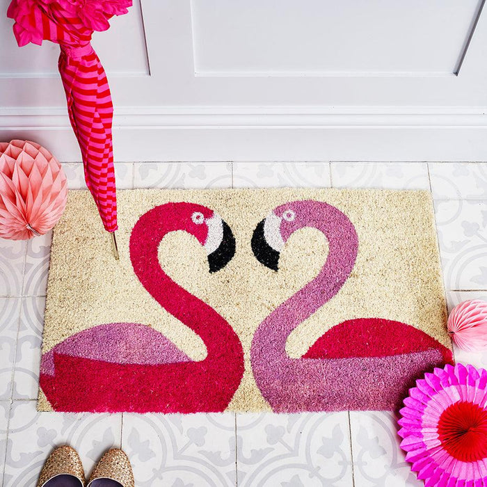 Bombay Duck Flamingoes Doormat | {{ collection.title }}