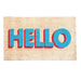 Bombay Duck HELLO Doormat Turquoise / Red"" | {{ collection.title }}