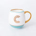Bombay Duck Library Mug with Letter C - Mint - LemonSalt