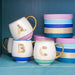 Bombay Duck Library Mug with Letter Y - Blush - LemonSalt