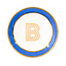 Bombay Duck Library Trinket Dish with Letter B - Cornflower (11cm) - LemonSalt