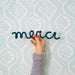 Bombay Duck Merci Rope Word Teal | {{ collection.title }}