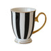 Bombay Duck Monte Carlo Stripy Mug - Black and White | {{ collection.title }}