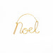 Bombay Duck Noel, Ho Ho Ho, Fa La La Wire Word Decorations Gold - Set of 3 - LemonSalt