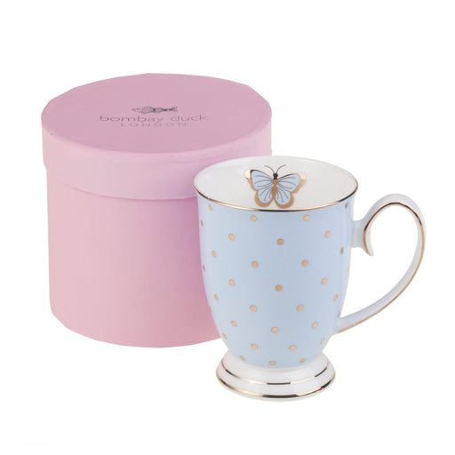 Bombay Duck Powder Blue Miss Darcy Butterfly Boxed Mug | {{ collection.title }}