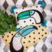 Bombay Duck Rectangle Embroidered Cushion with Pom Poms - Toucan - LemonSalt