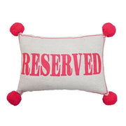 Bombay Duck RESERVED Cushion Coral on Linen Rectangular (35x50cm)