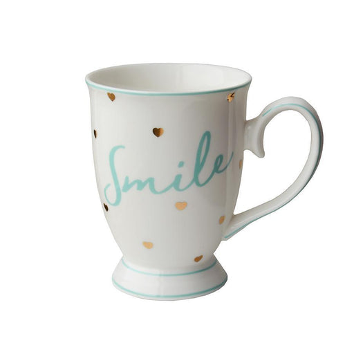 Bombay Duck Smile Mug with Gold Hearts | {{ collection.title }}