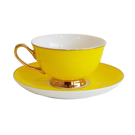 Bombay Duck Yellow Teacup and Saucer Sunshine | {{ collection.title }}