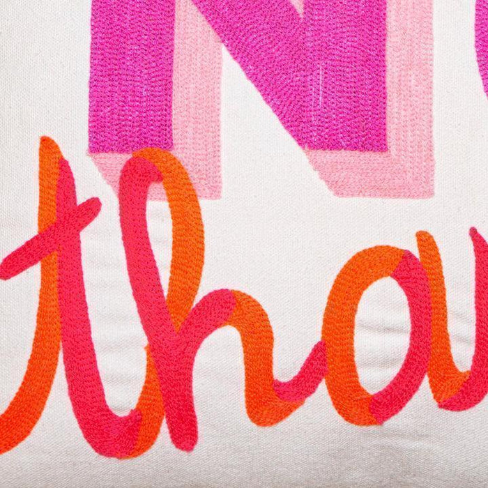 Bombay Duck YES Please / NO Thanks Rectangular Cushion (35×50cm) - LemonSalt