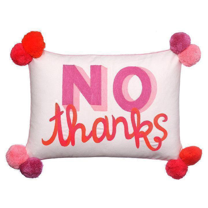 Bombay Duck YES Please / NO Thanks Rectangular Cushion (35×50cm) - LemonSalt