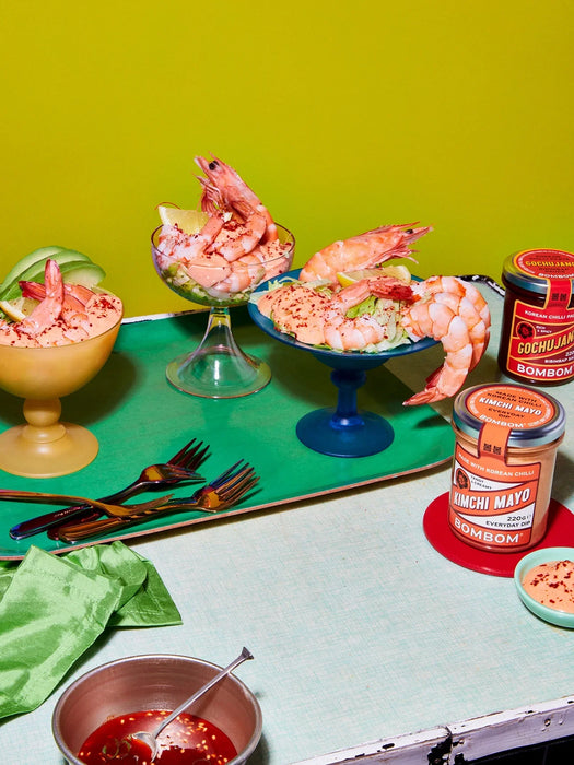 BOMBOM Korean Chilli & Garlic Kimchi Mayo (185g) - LemonSalt