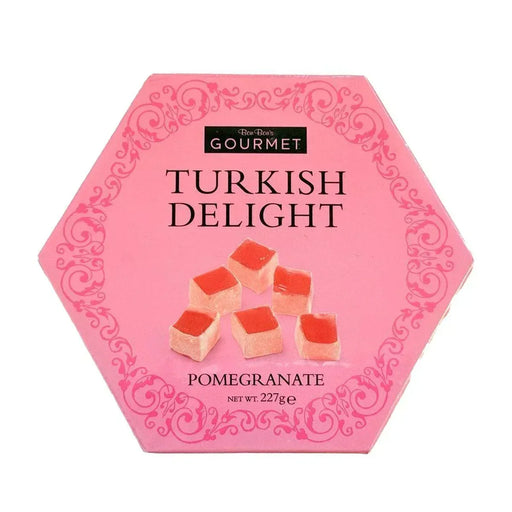 Bon Bons Gourmet Turkish Delight - Pomegranate (227g) - LemonSalt