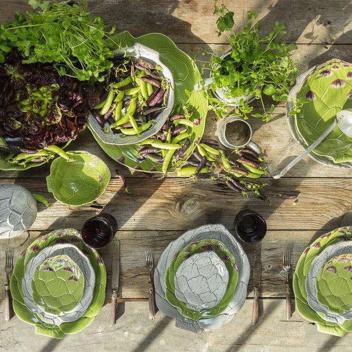 Bordallo Pinheiro Artichoke Bread & Butter Plate - Green (17.5cm) - LemonSalt