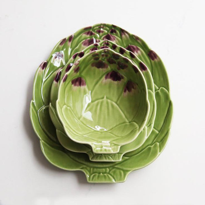 Bordallo Pinheiro Artichoke Small Bowl - Green (14.5cm) - LemonSalt