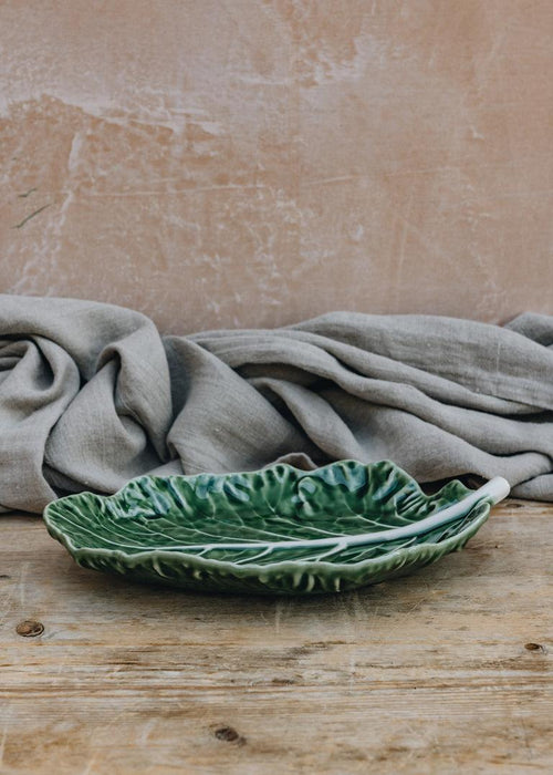 Bordallo Pinheiro Cabbage (Couve) Large Leaf (28cm) - LemonSalt