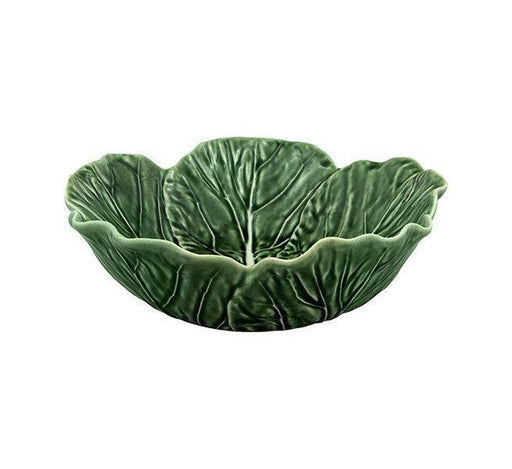 Bordallo Pinheiro Cabbage (Couve) Leaf Bowl Natural (22.5cm) - LemonSalt
