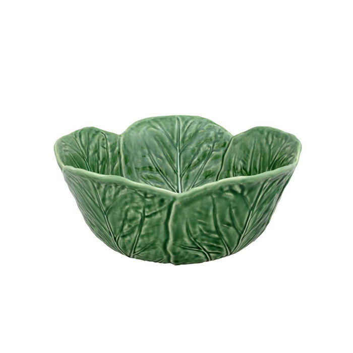 Bordallo Pinheiro Cabbage (Couve) Small Salad Bowl (29.5cm) - LemonSalt