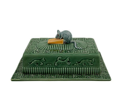 Bordallo Pinheiro Cheese Trays (Queijeiras) Mouse Tray with Lid - LemonSalt