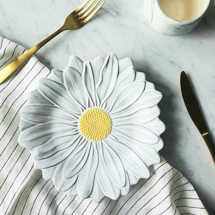 Bordallo Pinheiro Maria Flor, Fruit Plate Daisy (23cm)