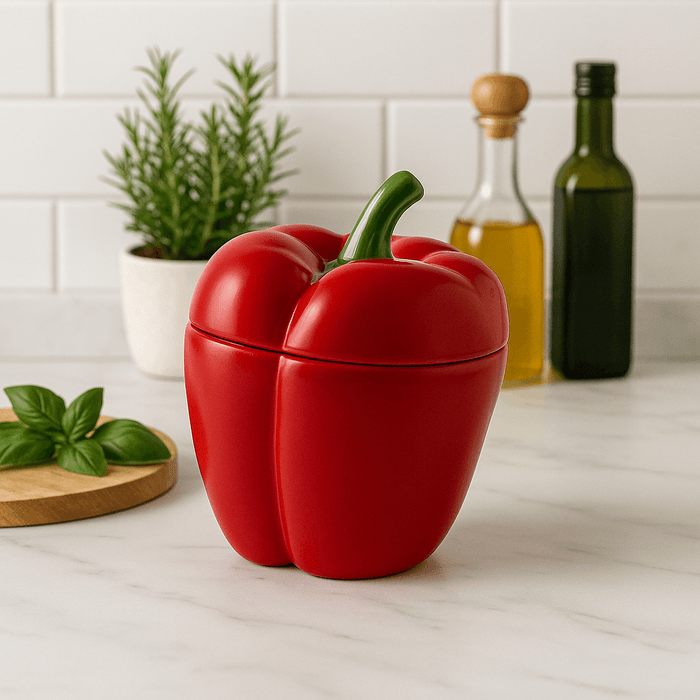 Bordallo Pinheiro Pepper (Pimento) Red Box (12.5cm)
