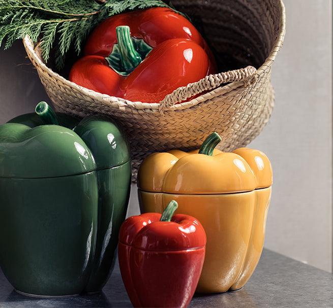 Bordallo Pinheiro Pepper (Pimento) Yellow Box (12.5cm)