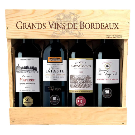 Bordeaux Wine Gift Pack (4x750ml) - LemonSalt