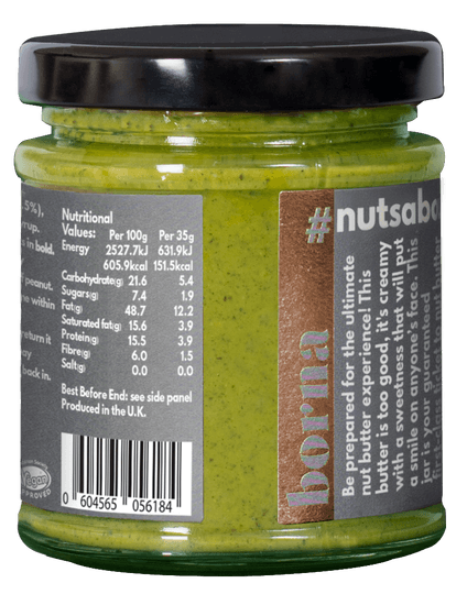 Borna Foods Sweet Roast Crunchy Pistachio Butter (170g) | {{ collection.title }}