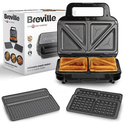 Breville 3 in 1 Sandwich, Waffle and Panini Maker VST098 - LemonSalt