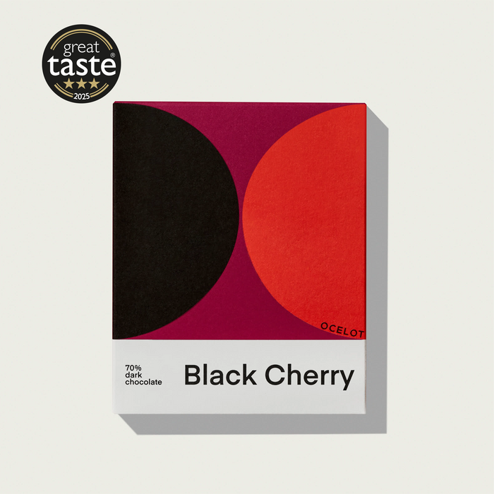 Ocelot Chocolate - Black Cherry Dark Chocolate Bar (70g)