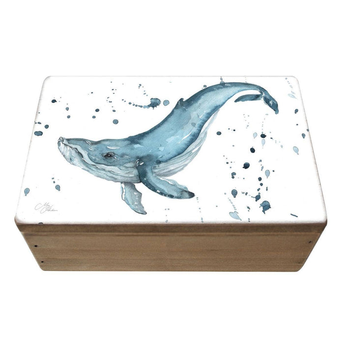 Meg Hawkins Humpback Whale Box (15x10cm)
