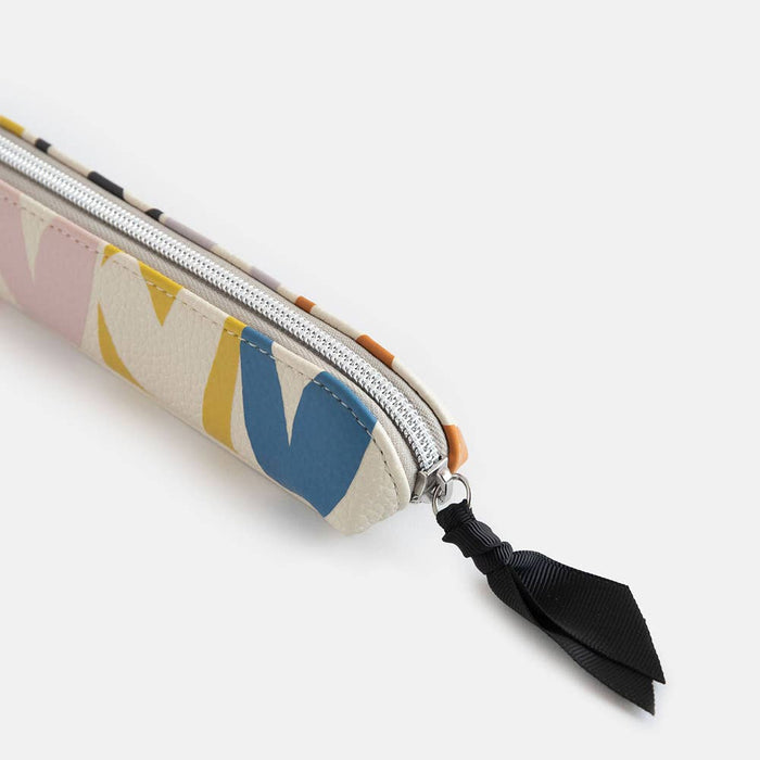 Caroline Gardner Multi Checkmate Hearts Pencil Case