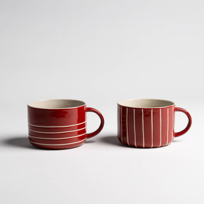 Kindred Vervain Mug - Earth Red - Large (Set of 2)