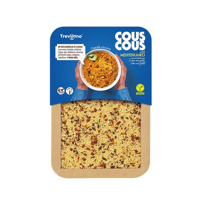 Trevijano Mediterranean Style Couscous Vegan Ready To Eat Meals (300g)