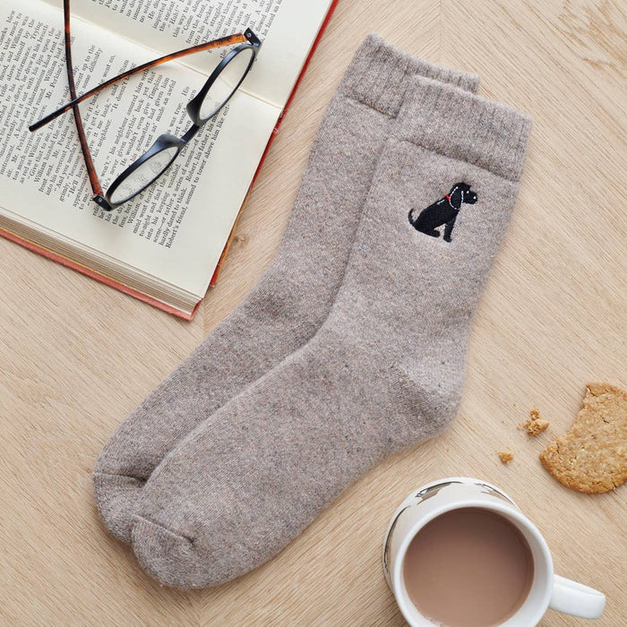 Sweet William Dog Walking Socks - Cocker Spaniel (Black)