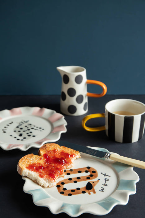 Caroline Gardner Mono Big Stripe Mug