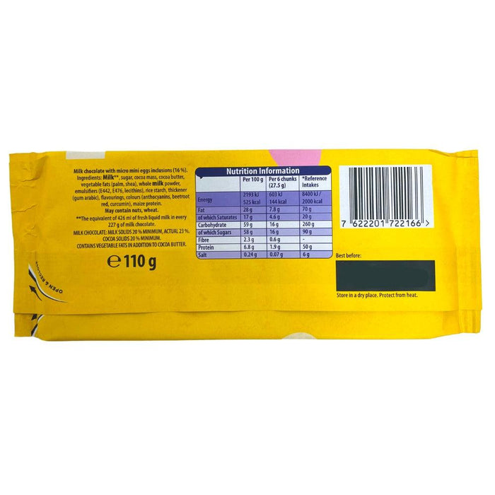 Cadbury Mini Eggs Bar (110g) - LemonSalt