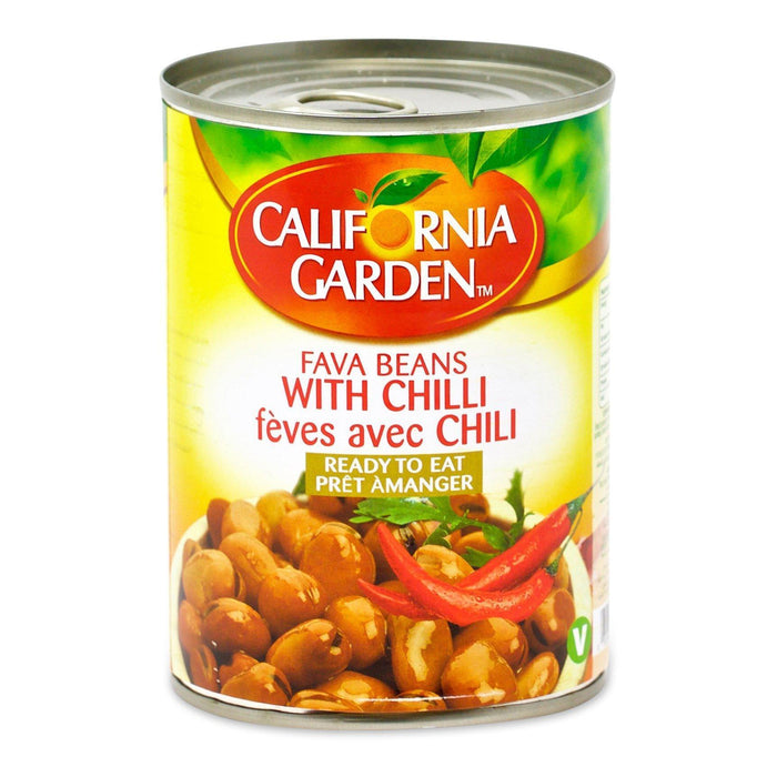 California Garden Fava Beans With Chilli (400g)