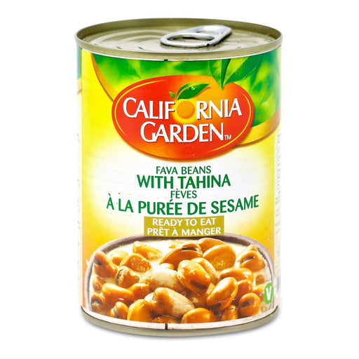 California Garden Fava Beans With Tahina (400g) - LemonSalt