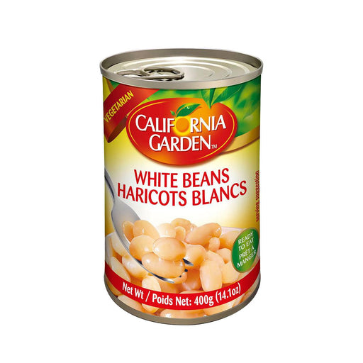 California Garden White Beans Haricots Blanc (400g) - LemonSalt