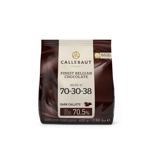 Callebaut Dark Chocolate couverture, 70-30-38 Very Bitter (400g) - LemonSalt