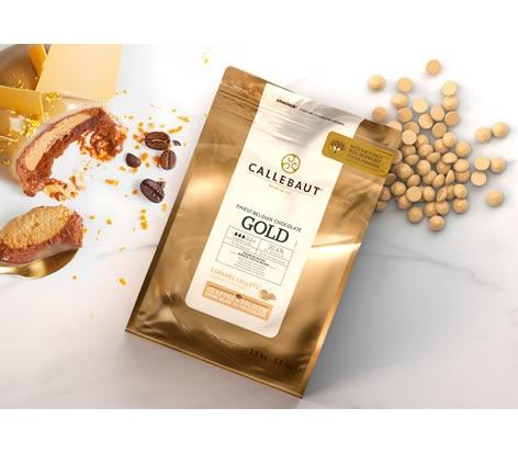Callebaut Gold Chocolate, White Chocolate with Caramel couverture (400g) - LemonSalt