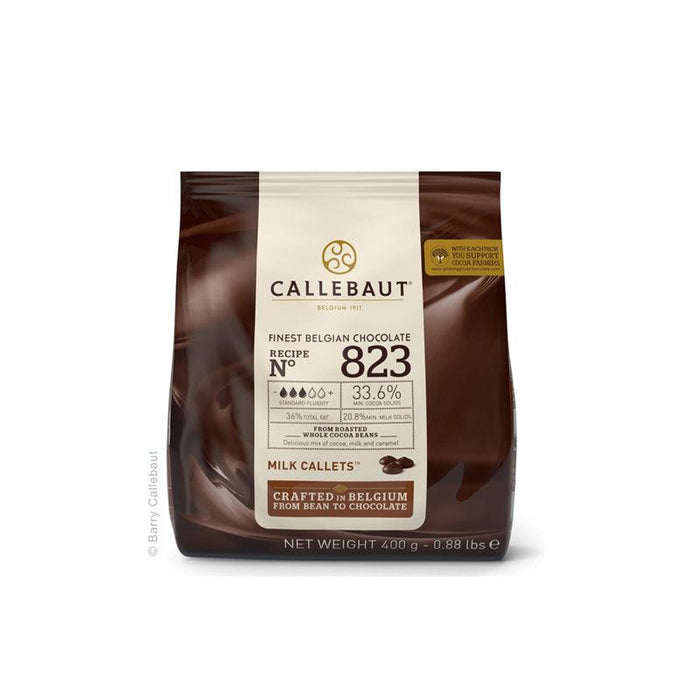 Callebaut Milk Chocolate couverture - 823 (400g) - LemonSalt
