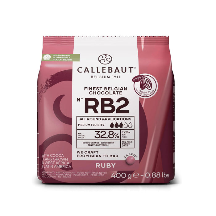 Callebaut Ruby Chocolate RB2 (400g)