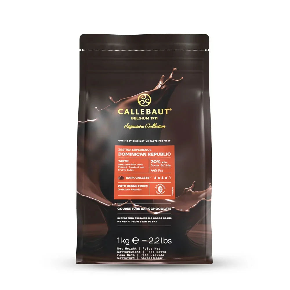Callebaut Dark Chocolate - Zestina Dominican Republic 70% (1kg)