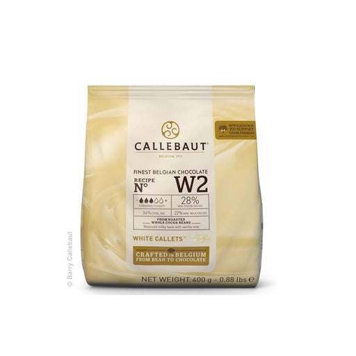 Callebaut White Chocolate couverture - W2 (400g) - LemonSalt