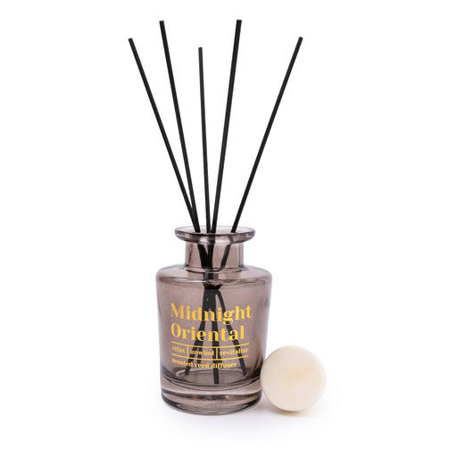 Candlelight Black Midnight Orient Reed Diffuser Amber Lily Scent (200ml) | {{ collection.title }}