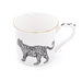 Candlelight Cheetah Mug with Gold Rim | {{ collection.title }}