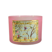 Candlelight Chinoiserie 2 Wick Wax Filled Candle Pot Aromatic Shea Scent