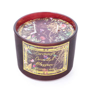 Candlelight Chinoiserie Aubergine Two Wick Oriental Blossom Candle